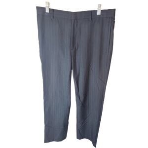 Calvin Klein 33x32 Black Stripe Dress Pants